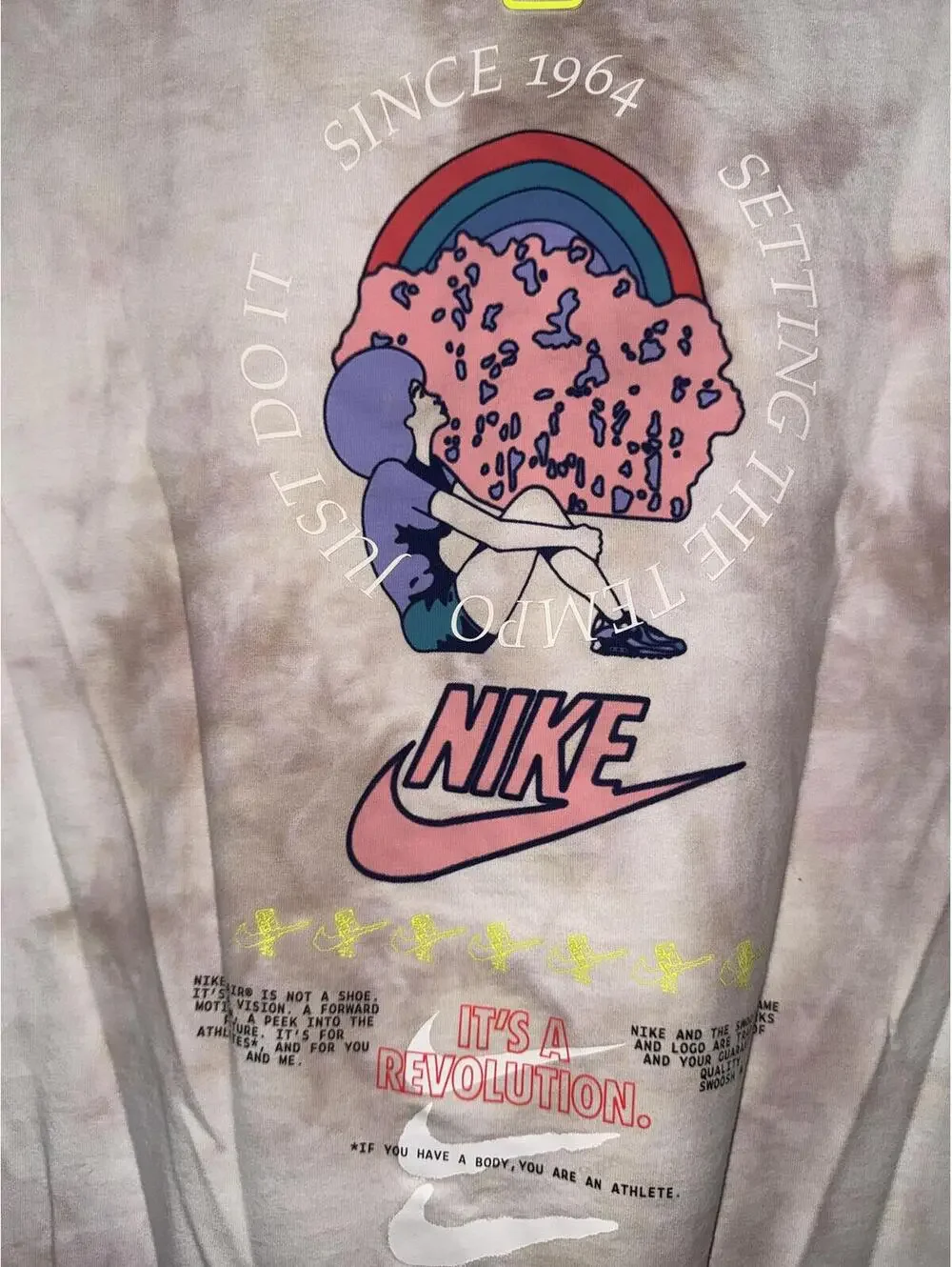 Nike wear tie pattern